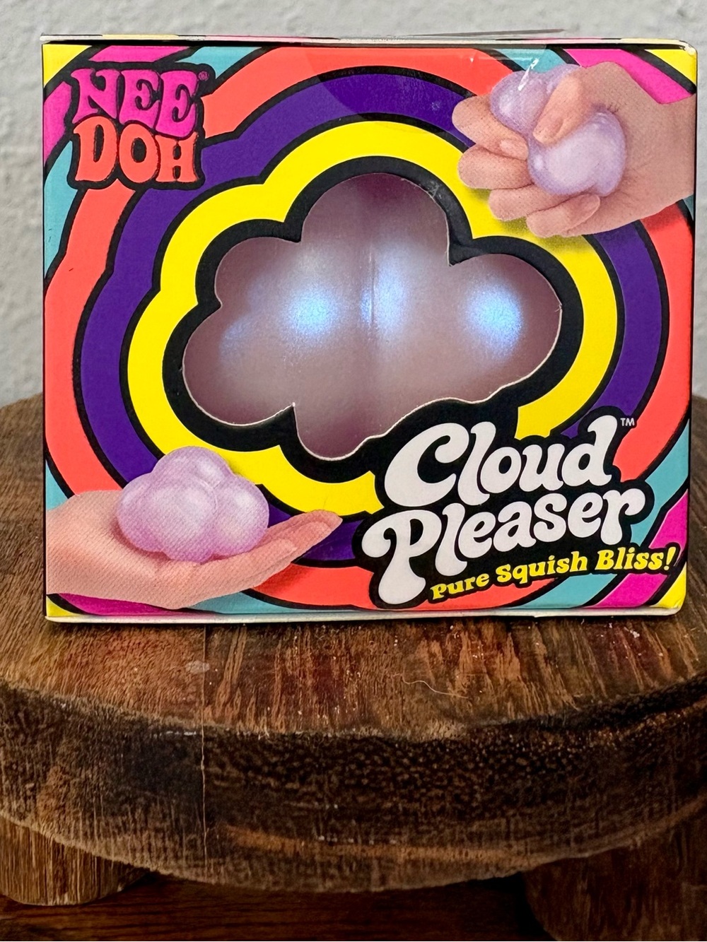 NeeDoh Cloud Pleaser, Purple,  Squishy Sensory Fidget, BNIB